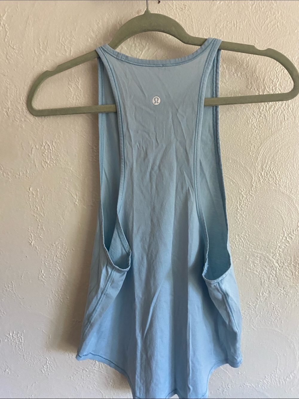 lululemon athletica Sky Blue Racerback Pocket Tank